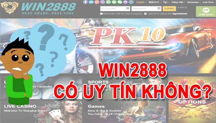 Nhà cái Win2888 - Cá cược lô đề Việt Nam trên mạng