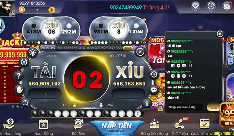 Cách chọn bàn tài xỉu